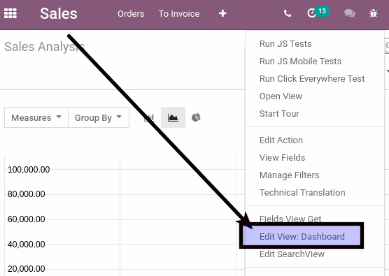 Odoo image and text block